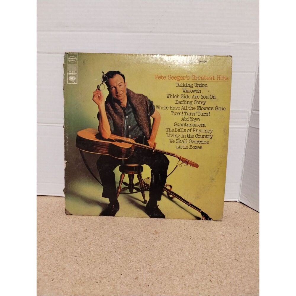 Pete Seeger's Greatest Hits Stereo Columbia Records 1967 CL2616 Shrink Wrap LP